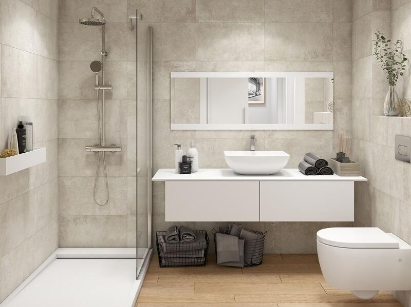 Hotel chain bathroom renovation