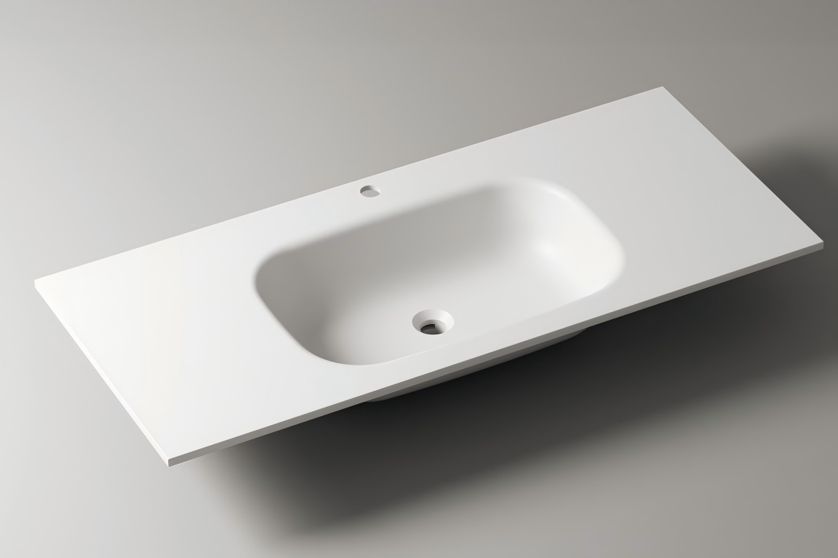 SMC Integrated Bathroom Basins